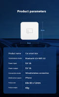 Conexión Bluetooth 5G De Cable a Inalámbrica Para Carplay Para Apple Y Android Compatible Con Nissan Camry Mercedes Toyota Mazda Citroen Audi Land Rover Volkswagen - details 18