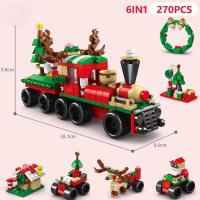 Calendario De Advenimiento De Navidad Con Bloques De Construcción 2024 Incluye Bloques De Casa De Navidad Tren De Santa Claus Regalo Para Niños Y Niñas Edad Recomendada 3-6 Años Material Plástico - details 5