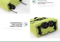 Carro De Compras Portátil Pequeño Para Uso Doméstico Con Ruedas Plegable Y Bolsa Trasera Iluminado Carrito De Compra Ligero - details 15