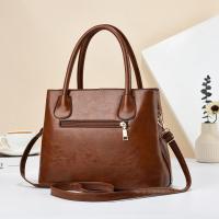 SOMY Bolsos Retro de Color sólido para mujer, elegante bolso cruzado de cuero PU, monederos de oficina y trabajo de moda - details 12