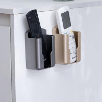 Soporte De Control Remoto Para Pared Caja De Almacenamiento Para Cosméticos Y Teléfonos Móviles Adhesivo Para Baño Y Hogar - details 1