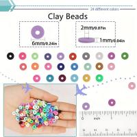 Kit De Hacer Pulseras Con Cuentas De Arcilla Planas Para Principiantes 7000Pcs Con Encantos Para Fabricación De Joyería - details 2