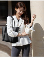 Bolso de mujer de piel auténtica, novedad de 2025, sencillo, de gran capacidad, tipo tote, bandolera de piel de vaca de dos capas, bolso grande - details 7