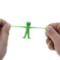 10Pcs Juguetes De Plegado Elástico Novedosos Juguetes Antiestrés Coloridos Amarillos Alivio Del Estrés Regalos De TPR Suave Plástico Creativo Muñeco Juguetes Para Adultos Y Adolescentes - details 4