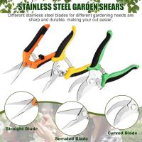 1Pcs Tijeras De Poda Profesional Con Corte Por Pasada Para Jardín Y Árboles Afiladas Tijeras De Mano Secateur Herramienta De Poda Metálica - details 1