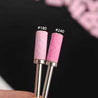 Kit De Bandas De Pulido Sin Costuras Para Uñas 100pcs/Box #180/#240 Grano Mini Nail Art Pulido Con Bit De Acero Inoxidable - details 4