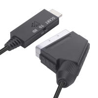 Cable Adaptador Convertidor De Vídeo Y Audio SCART a HDMI 1080P Para HDTV Sky Box STB Entrada SCART Salida HDMI Plug Play - details 10
