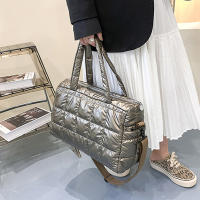 Bolso De Hombro Yogodlns De Lujo Espacio Padded Capacidad Grande Impermeable Nylon Para Viaje Bolso Cruzado De Poliéster Lining Para Mujer - details 2