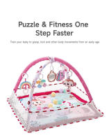 Nueva Estilo Alfombra De Actividad Para Bebés Con Marco De Fitness Multifuncional Educativa Matriz Sensorial Temprana Para Niños Juguete De Gimnasio De Desarrollo Early Stage - details 4