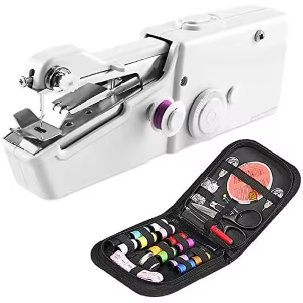 Máquina DE COSER portátil de mano con costura práctica - 1