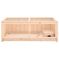vidaXL Jaula para hámster madera maciza abeto 104x52x38 cm - details 3