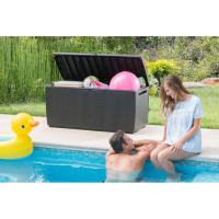 Keter Caja de almacenamiento de jardín Capri 302 L antracita - details 5