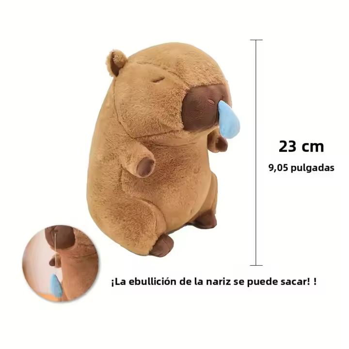 Muñeco De Peluche Capybara Serie Verano Juguete Suave De Anime Regalo De Navidad Y Acción Para Niños Y Adultos Unisex - 1
