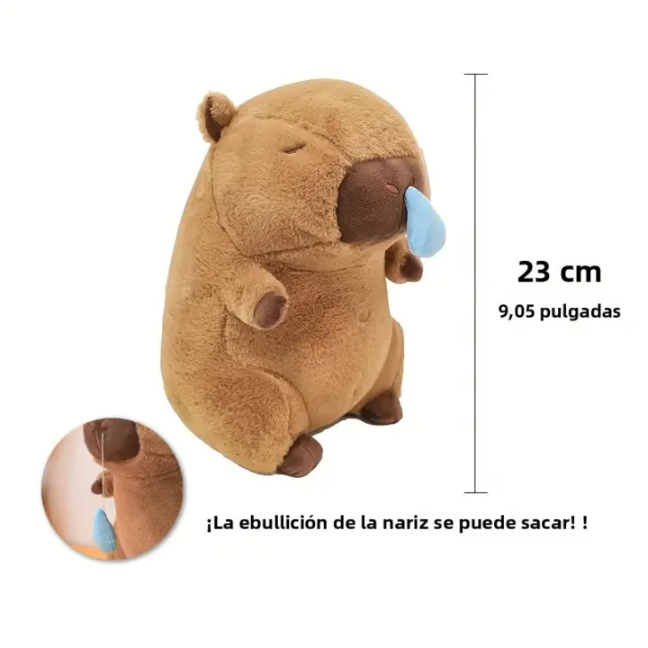 Muñeco De Peluche Capybara Serie Verano Juguete Suave De Anime Regalo De Navidad Y Acción Para Niños Y Adultos Unisex - 1