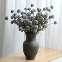 Bola De Flores Artificiales Dandelion 5 Cabezas Falsas De Seda Para Decoración De Boda Y Hogar Decoración De San Valentín Y Navidad - details 7