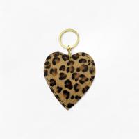 LLAVERO  CORAZÓN para mujer, Llavero con estampado de leopardo y cebra,Diseño Dulce &chic,accesorio para bolsos, ideal para regalar, - details 3