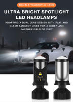 YiRui 2PCS Faros LED De Alta Luminosidad Para Motocicleta H4 Potencia Alta Lente Faro Modificado Búho De Luz Brillante - details 0