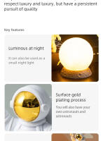 Ornamentos De Astronauta Para Luces De Luna Resina Figura De Estatua Para Decoración De Oficina Y Hogar Regalos Para Niños En Navidad - details 1