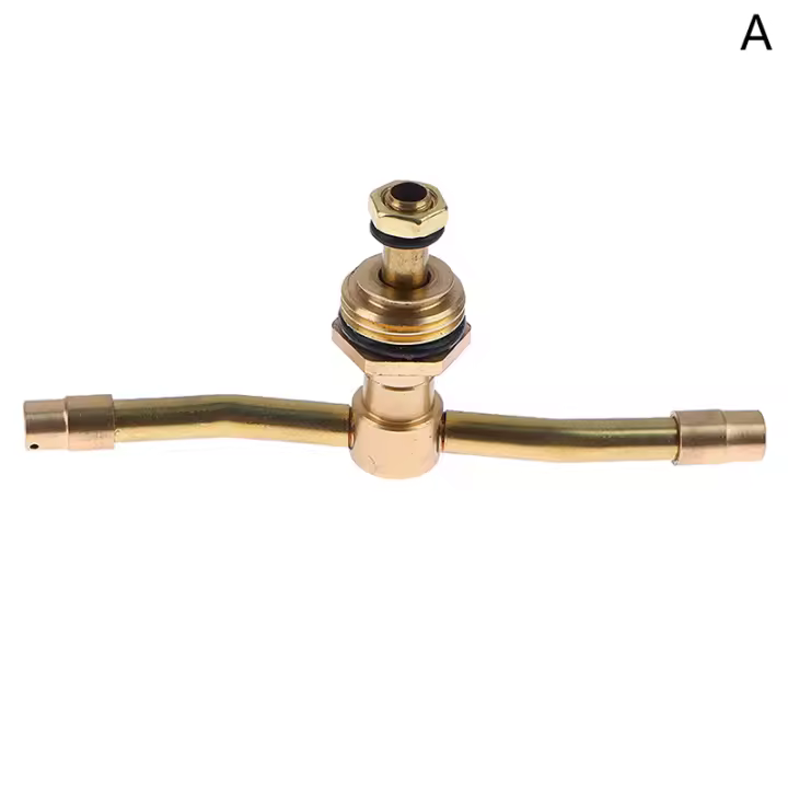 1Pc Rojell 360° Rotativo Automático Riega Jardín Hierba Irrigación Agua Rojell Boquilla De Rociador De Latón Rotatoria - 1