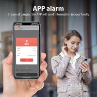 Llavero De Alarma Personal SOS Para Niñas Ancianas Con Botón De Panico Y Desplazamiento Fuerte Alerta De 130 DB Para Seguridad - details 11