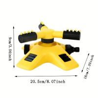 1pc Regador Automático De 360 Grados Para Jardín Y Nursery Regador Rotativo Para Flores Y Plantas Con Tres Puntas - details 1