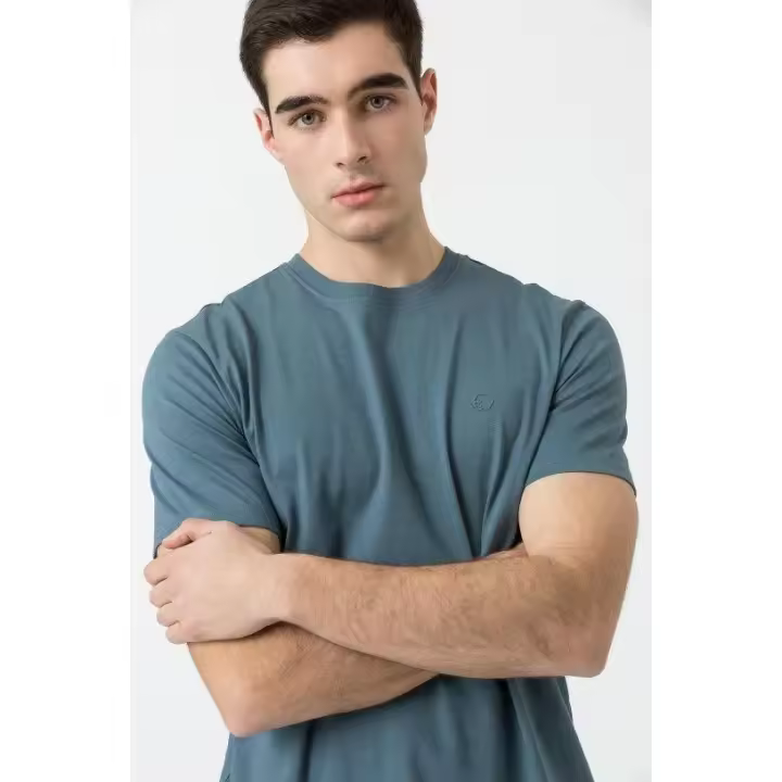 Camisetas Hombre Marcas Ropa Tiffosi Tiffosi hombre  Camisetas-Tiffosi- Barton_1 azul mirage - 1