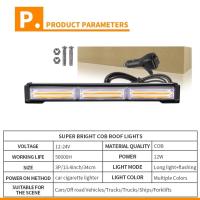 Barra De Luces LED De Advertencia Para Vehículos 13 Pulgadas Luz Estroboscópica Emergencia Tráfico Luz Flash Cobertora Impermeable Para Camiones - details 2