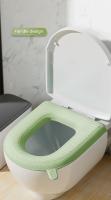 Cubierta De Inodoro Suave Impermeable Y Lavable Funda Para Inodoro O-Shaped Almohadilla De Bidet Accesorios De Baño Ecológicos - details 0