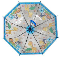 J.S ONDO Paraguas Transparente Bastón Plegable, 50cm Cerrado de NIÑO O NIÑA, Automático, 8 Varillas Resistente Al Viento,DIBUJO ANIMADO - details 4