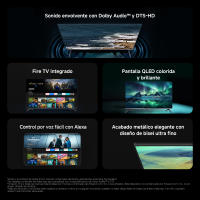 Oficial | Xiaomi TV F Pro 32 2026, Pantalla QLED colorida y brillante, Elegante acabado metálico con diseño de bisel ultrafino, Sonido rico con Dolby Audio™ y DTS-HD, Fire TV integrado, Fácil control por voz con Alexa - details 1
