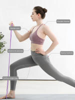 Banda De Resistencia De Látex Pesada Para Ejercicio Elasticidad Aumenta La Fuerza De Los Brazos Y La Salud Del Corazón Equipo De Gimnasia De Pilates Para Entrenamiento De Musculación Y Ejercicios De Yoga - details 6