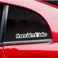 Pegatina De Error Financeño Para Coche Divertida Y Estilosa Pegatina De Carreras Adhesiva PVC Para Decoración Del Vehículo - details 9