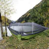 Relájate en Comodidad con la Hamaca Portátil de Nailon para Acampar, Mochileros, Viajes, Playa y Patio - BOPORO - details 8