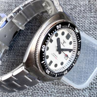 Reloj Automático De Acero Inoxidable Para Hombres Resistente Al Agua 30Bar Con Bisel De 120 Clicks Y Corona De 4.1 Pulgadas Cristal De Zafiro Blanco Turtle Professional Diver Master - details 23