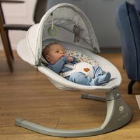 Kinderkraft Hamaca LUMI 2, Columpio eléctrico para bebés, Desde el nacimiento hasta los 9 meses, Altura regulable, 5 modos de columpio, 12 melodías, Arco - details 4