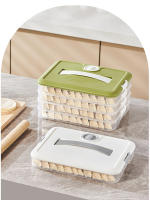 Organizador De Empanadillas Multicapa Gran Capacidad Airtight Y Con Función De Congelación Rápida Para Almacenamiento De Comida Essentials De Cocina Contenedor Plástico Moderno - details 6