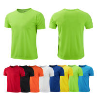Camiseta Deportiva De Secado Rápido Para Adolescentes Camiseta De Entrenamiento De Fitness Con Manga Corta Para Correr Camiseta Transpirable Para Verano Material De Poliéster - details 1