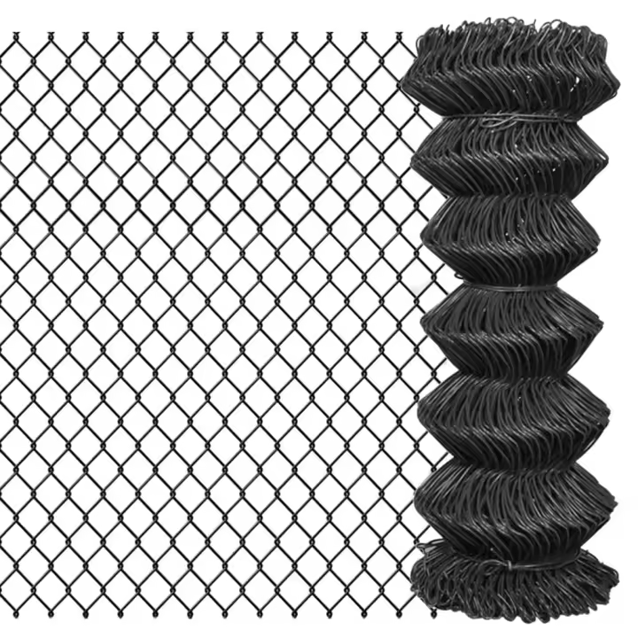 vidaXL Valla de tela metálica acero gris 15x1 m - 1