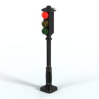 2PCS Bloques De Construcción LED Simulación De Luces De Tráfico MOC Piezas De Bloque Automáticamente Encendidas Y Apagadas Juguetes De Combinación De Bloques Pequeños Compatible Con Lego - details 2