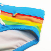 Bragas De Natación Para Hombres Con Detalles De Costura Colorido Bajo La Cintura Sexy Con Cordón Surfeo Push-up Con Almohadilla Ropa Deportiva De Verano De Poliéster Y Spandex - details 8