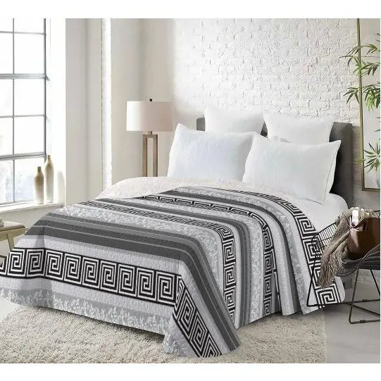 Colcha Bouti Verano revisible Estampada para camas de 90, 105, 135 y 150 cm. Colcha de Verano Poliéster. Bouti Reversible liso o estampado. Colcha fina y ligera. No incluye fundas de cojín. - 1