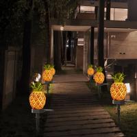 Lámpara Solar LED Para Jardín Impermeable Luz De Calle Exterior Decorativa Para Camino Balcón Terraza Con Control Inteligente De Luz Moderna ABS - details 11
