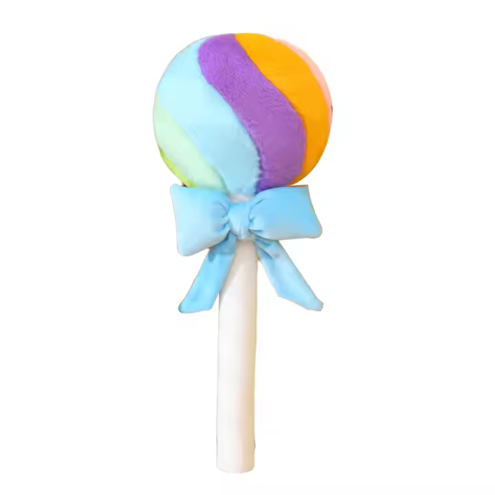 Muñeca De Dulce Creativa De Peluche Para Niñas Cojín De Sofá Para Dormitorio Regalo De Cumpleaños Juguete De Lollipop Colorido Suave - 1