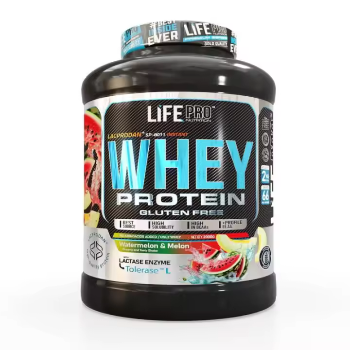 LIFEPRO Whey Protein 2 KG  Concentrado de Proteína  Crecimiento y Mantenimiento de Masa Muscular  Life Pro Nutrition - 1