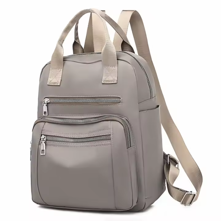 Mochila de viaje informal para mujer, bolso de hombro Oxford impermeable, bolso de mano de gran capacidad, monedero negro, paquete escolar - 1