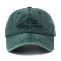 Gorra De Béisbol De Algodón Lavado Con Bordado De Letras Unisex Ajustable Vintage Desgastada Para Hombres Y Mujeres Protección Solar Gorras Para Hombres - details 3