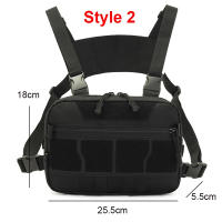 Bolsa De Pecho Táctica Para Ciclismo Camping Pesca Senderismo Kit De Reconocimiento Bolsa De Hombro Cinturón Bicolor Nylon Unisex - details 22