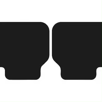 Alfombrillas traseras para: Alfa Romeo 155 sedán 1995-1999 - 1