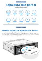 BQCC 1 Din Car DVD Player Con BT USB FM Radio AUX TF Play Protección De Potencia Ajuste De Sonido EQ Control Remoto Estéreo De Coche - details 2