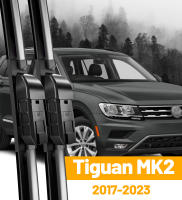 Limpiaparabrisas Delantero Para VW Tiguan MK2 2017-2023 Plegables De Bony Negro Material De Goma Natural Accesorios Para Ventanas - details 0